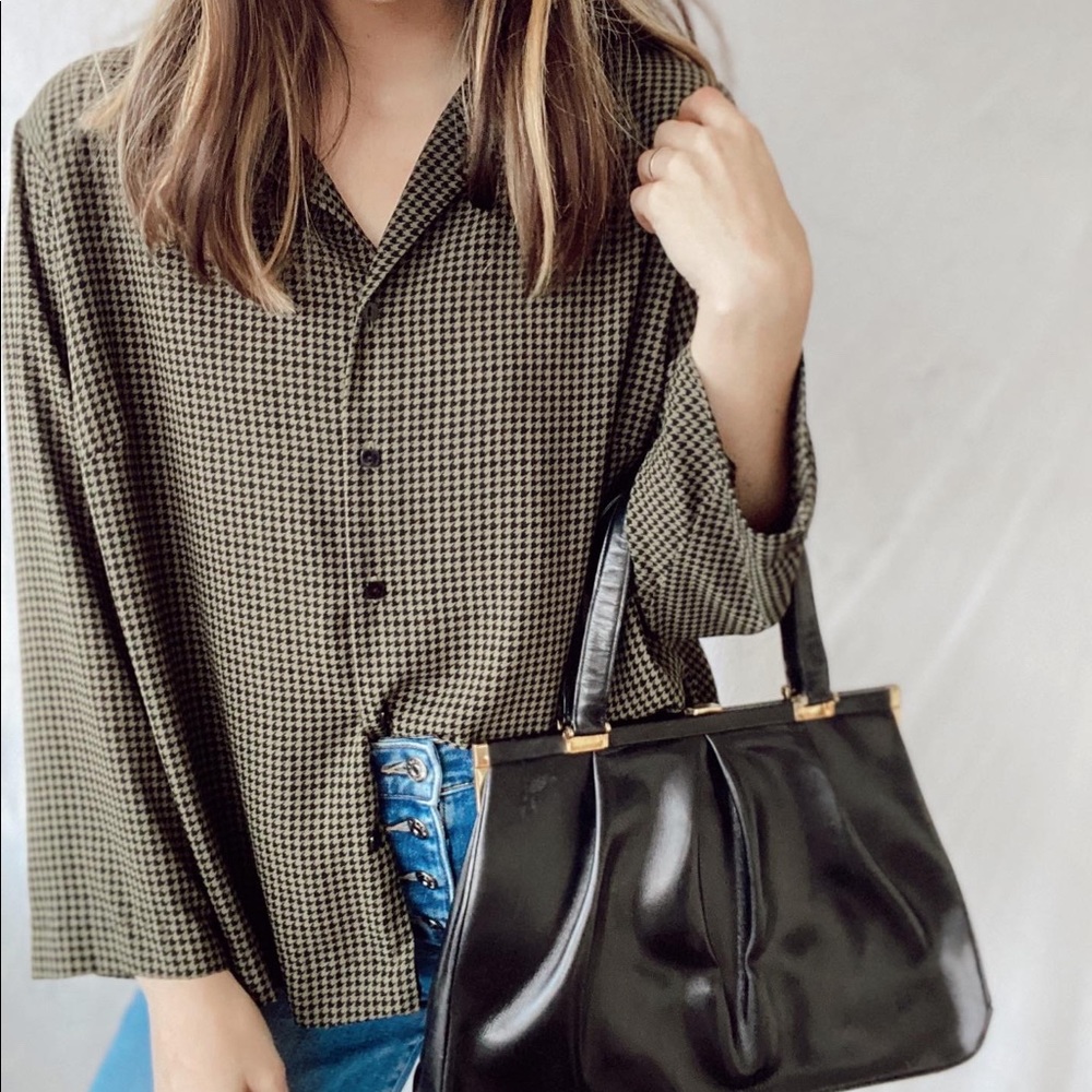 Deitsch vintage leather hand bag